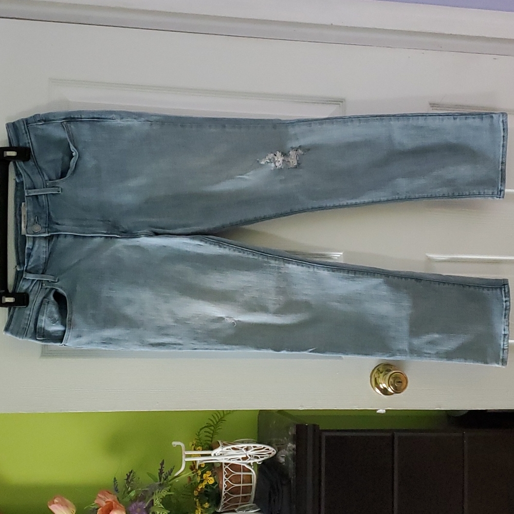 Distressed Levi's Jeans